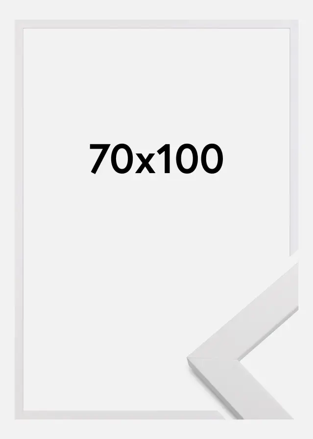 Πλαίσιο White Wood Ακρυλικό γυαλί 70x100 cm