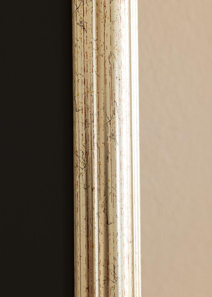 Πλαίσιο Västkusten Ασημί 70x100 cm - Πασπαρτού Μαύρος 62x93 cm