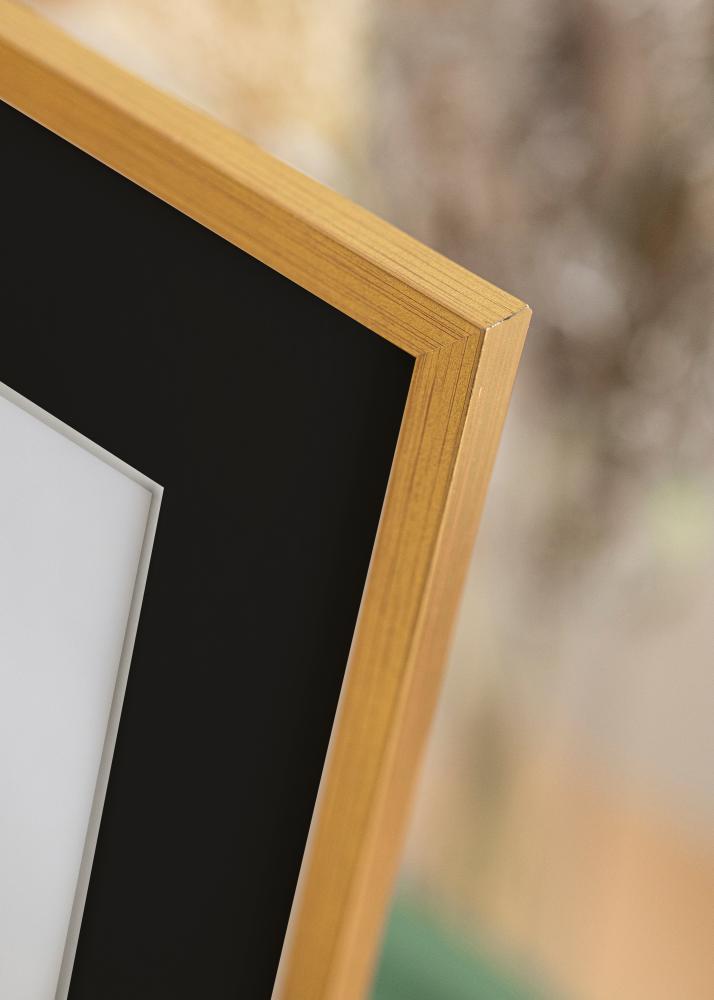 Πλαίσιο Edsbyn Χρυσός 30x40 cm - Πασπαρτού Μαύρος 8x12 inches