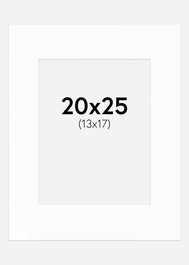 Πασπαρτού Canson Λευκό Λευκό πυρήνας 20x25 cm (13x17)