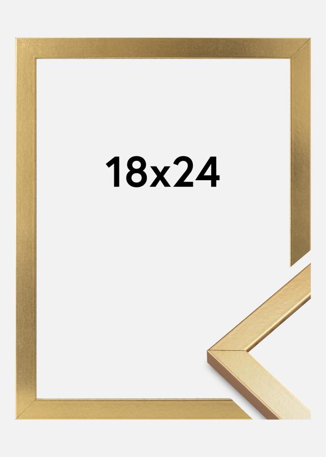Πλαίσιο Minerva Ακρυλικό γυαλί Χρυσός 18x24 cm
