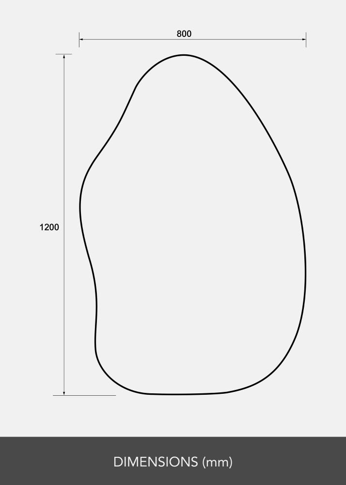 Καθρέφτης Perspective 80x120 cm