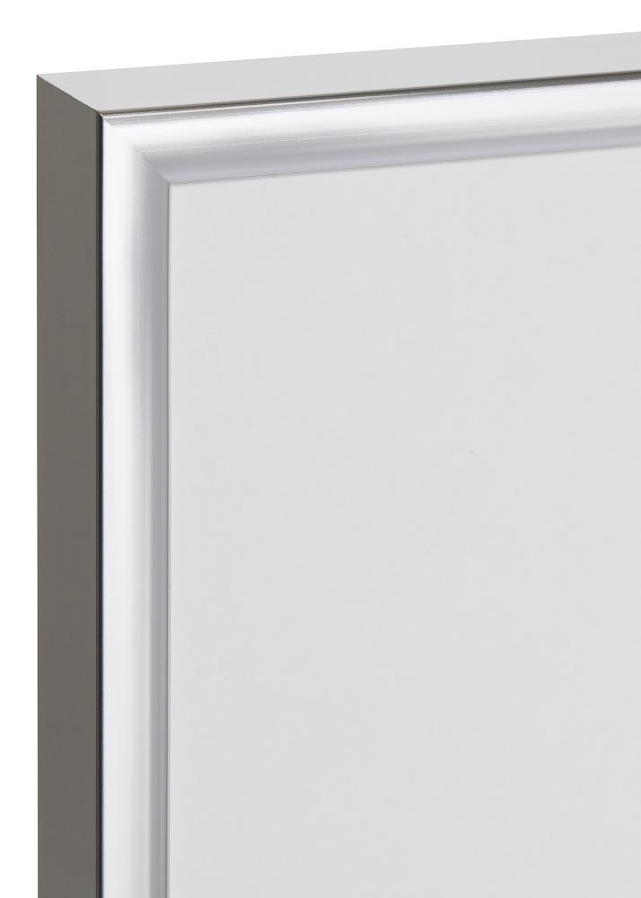 Πλαίσιο Αφίσα Frame Aluminum Ασημί 70x100 cm - Πασπαρτού Μαύρος 59,4x84 cm (A1)