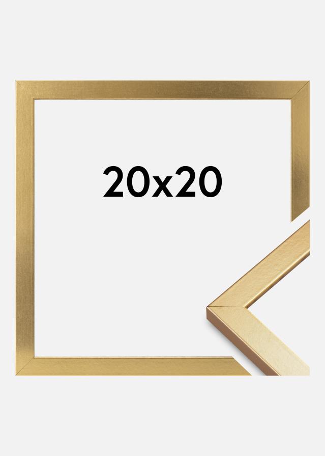 Πλαίσιο Minerva Ακρυλικό γυαλί Χρυσός 20x20 cm