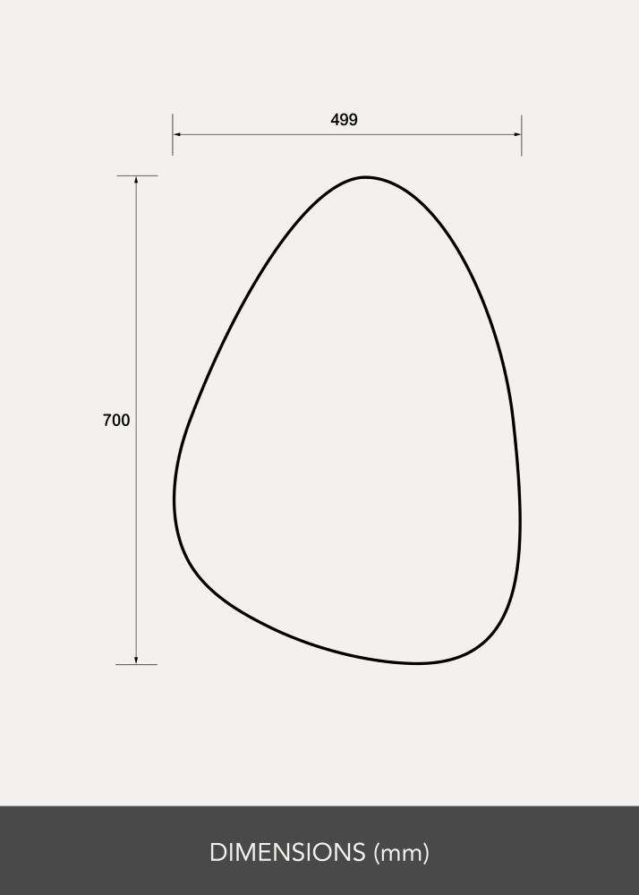 Καθρέφτης Pebble 50x70 cm - Selected By BGA