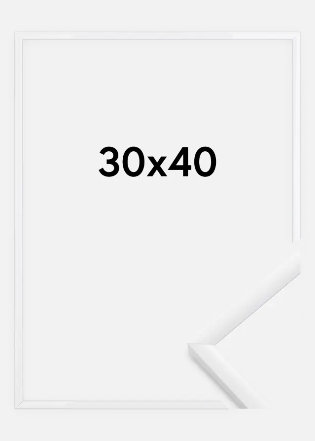 Πλαίσιο New Lifestyle Ακρυλικό γυαλί Λευκό 30x40 cm