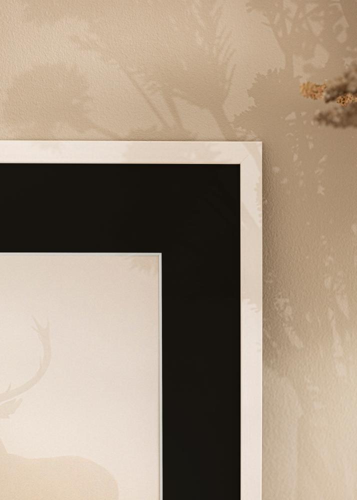 Πλαίσιο Edsbyn Λευκό 40x40 cm - Πασπαρτού Μαύρος 10x10 inches