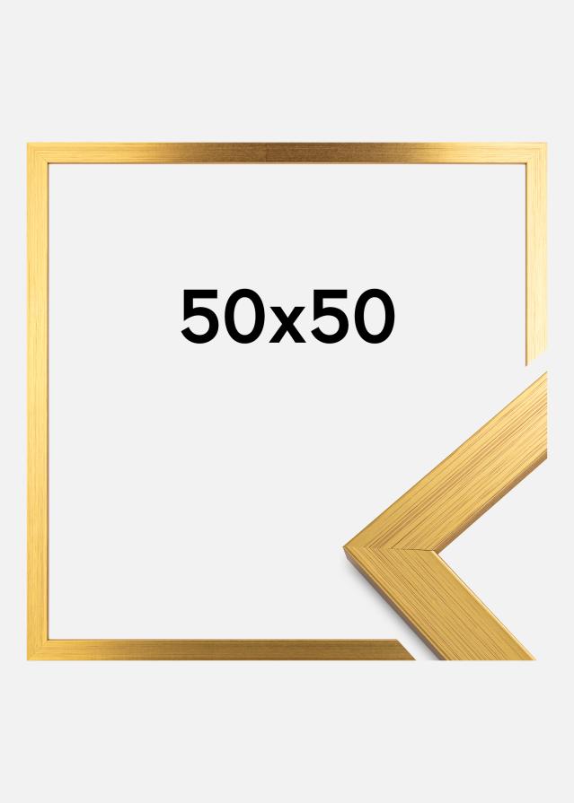 Πλαίσιο Gold Wood Ακρυλικό γυαλί 50x50 cm