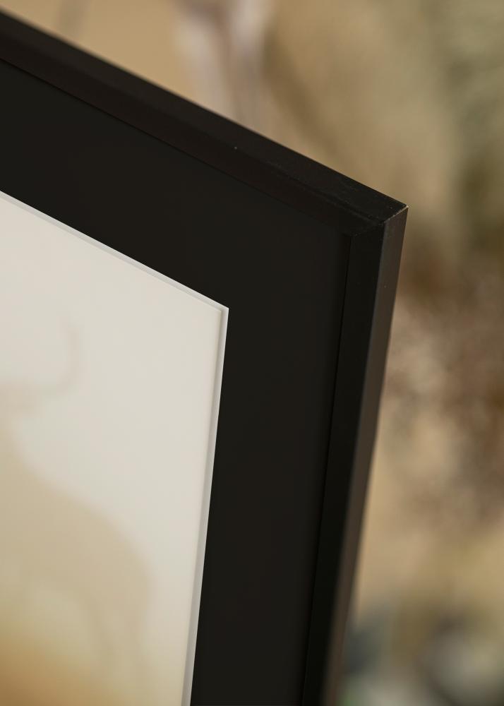 Πλαίσιο Edsbyn Μαύρος 40x40 cm - Πασπαρτού Μαύρος 10x10 inches (25,4x25,4 cm)