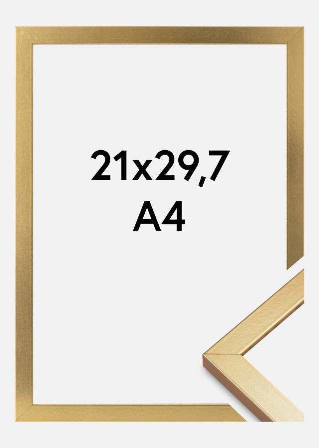 Πλαίσιο Minerva Ακρυλικό γυαλί Χρυσός 21x29,7 cm (A4)