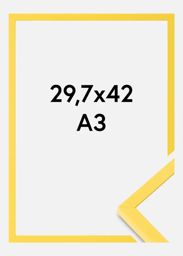 Colorful Ακρυλικό γυαλί Κίτρινο 29,7x42 cm (A3)