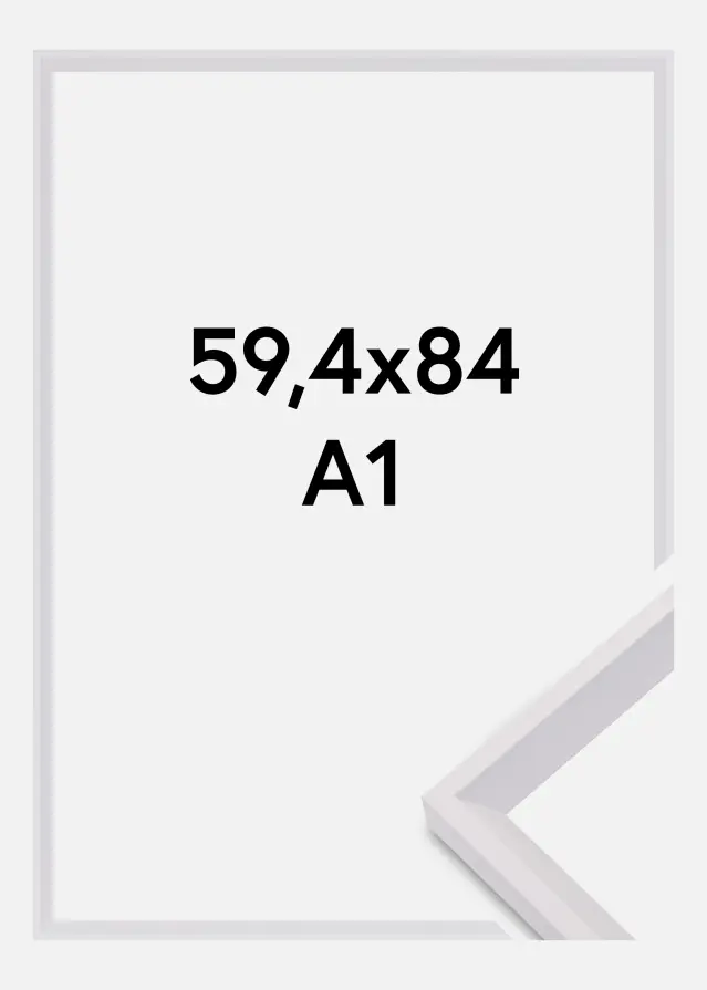 Πλαίσιο Globe Ακρυλικό γυαλί Λευκό 59,4x84,1 cm (A1)