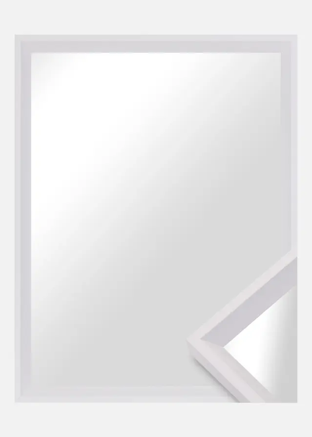 Καθρέφτης Globe Λευκό - Δικές σας διαστάσεις