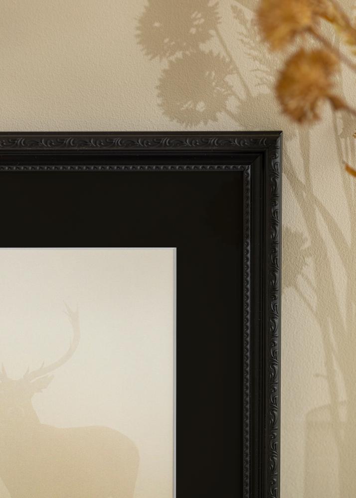 Πλαίσιο Abisko Μαύρος 40x50 cm - Πασπαρτού Μαύρος 29,7x42 cm (A3)