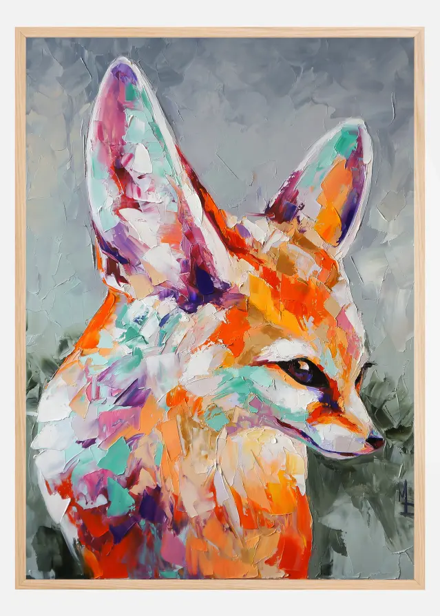 Fox Painting Αφίσα