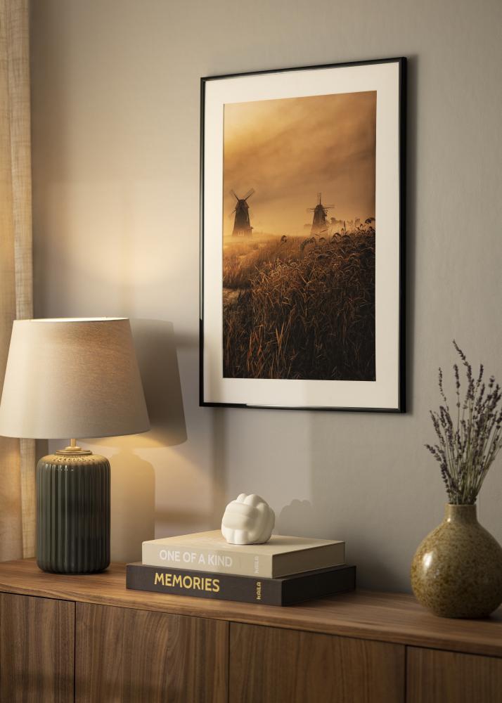 Πλαίσιο BGA Modern Style Ακρυλικό γυαλί Μαύρος 10x10 cm