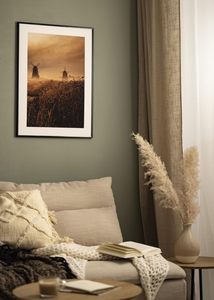 Πλαίσιο BGA Modern Style Ακρυλικό γυαλί Μαύρος 10x10 cm