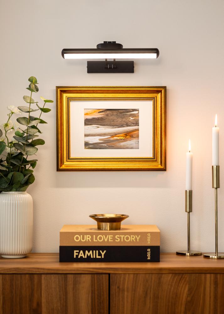 KAILA Gleam Μπαταριοκίνητος Φωτισμός Πίνακα 32 cm - Μαύρο