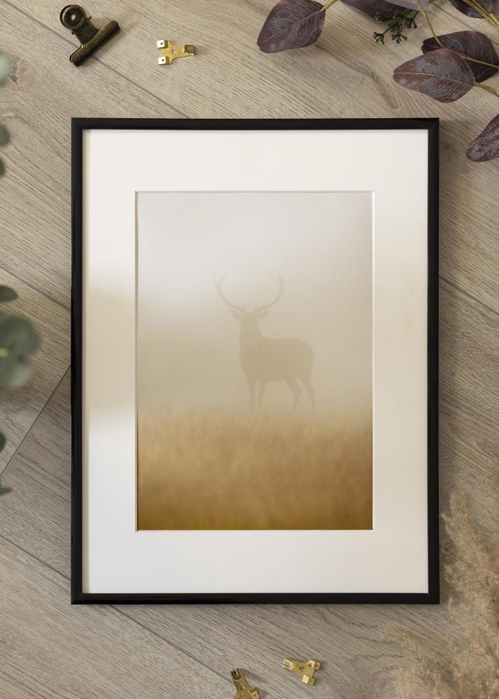 Πλαίσιο BGA Modern Style Ακρυλικό γυαλί Μαύρος 10x10 cm