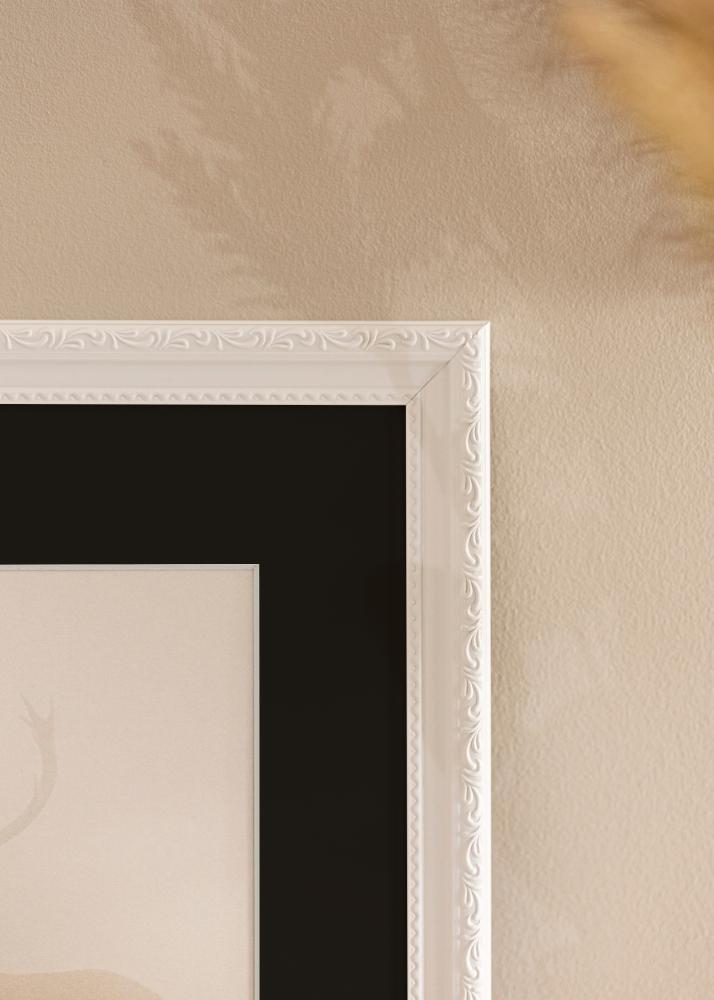 Πλαίσιο Abisko Λευκό 30x40 cm - Πασπαρτού Μαύρος 18x27 cm