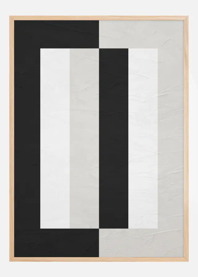 Black and White Line Art l Αφίσα