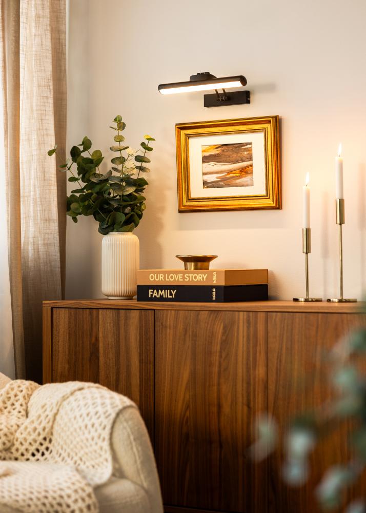 KAILA Gleam Μπαταριοκίνητος Φωτισμός Πίνακα 32 cm - Μαύρο