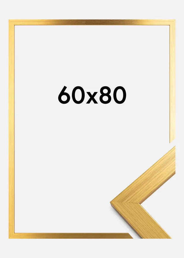 Πλαίσιο Gold Wood Ακρυλικό γυαλί 60x80 cm