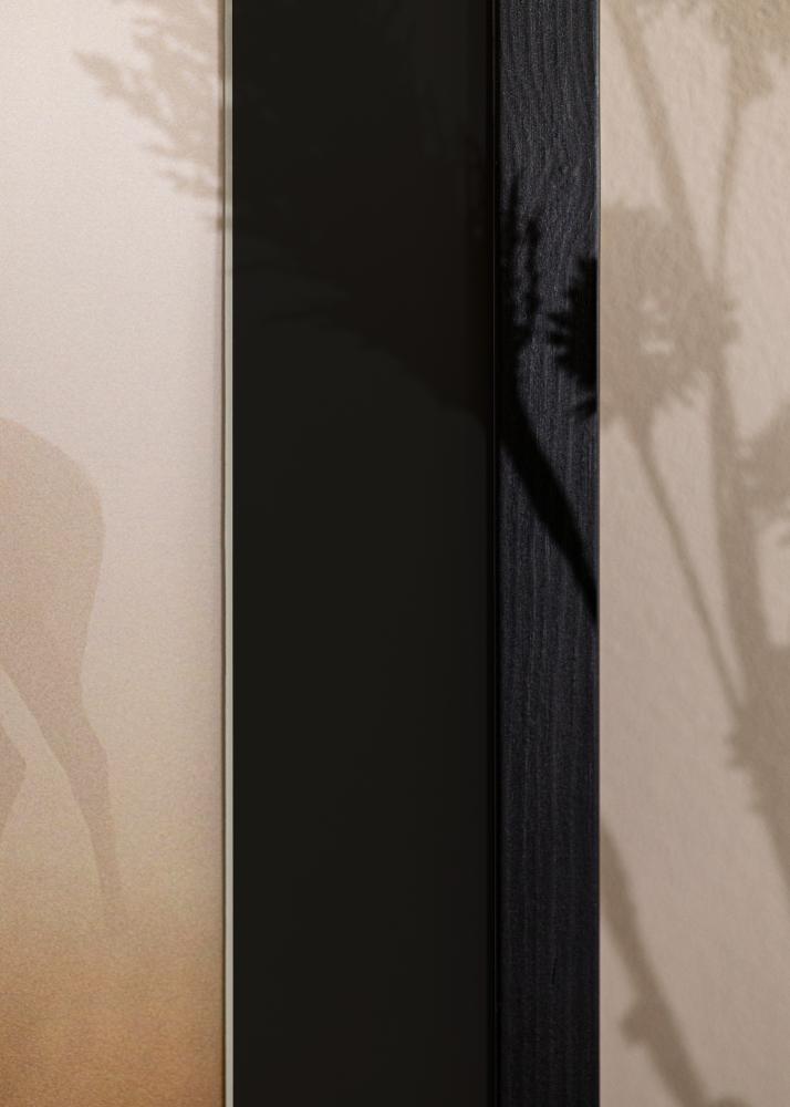 Πλαίσιο Κομψός Μαύρος 18x24 cm - Πασπαρτού Μαύρος 13x18 cm