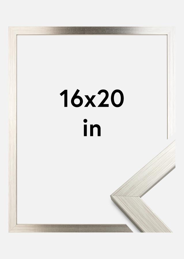 Πλαίσιο Ασημί Wood 16x20 inches (40,64x50,8 cm)