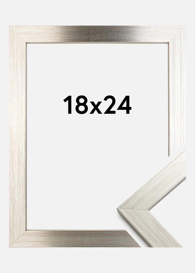 Πλαίσιο Ασημί Wood 18x24 cm