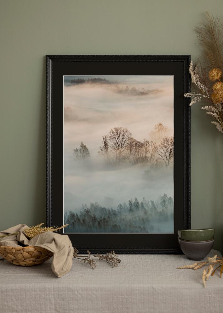 Πλαίσιο Abisko Μαύρος 40x50 cm - Πασπαρτού Μαύρος 29,7x42 cm (A3)