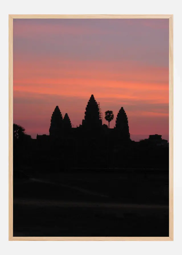 Sunset Over City Αφίσα