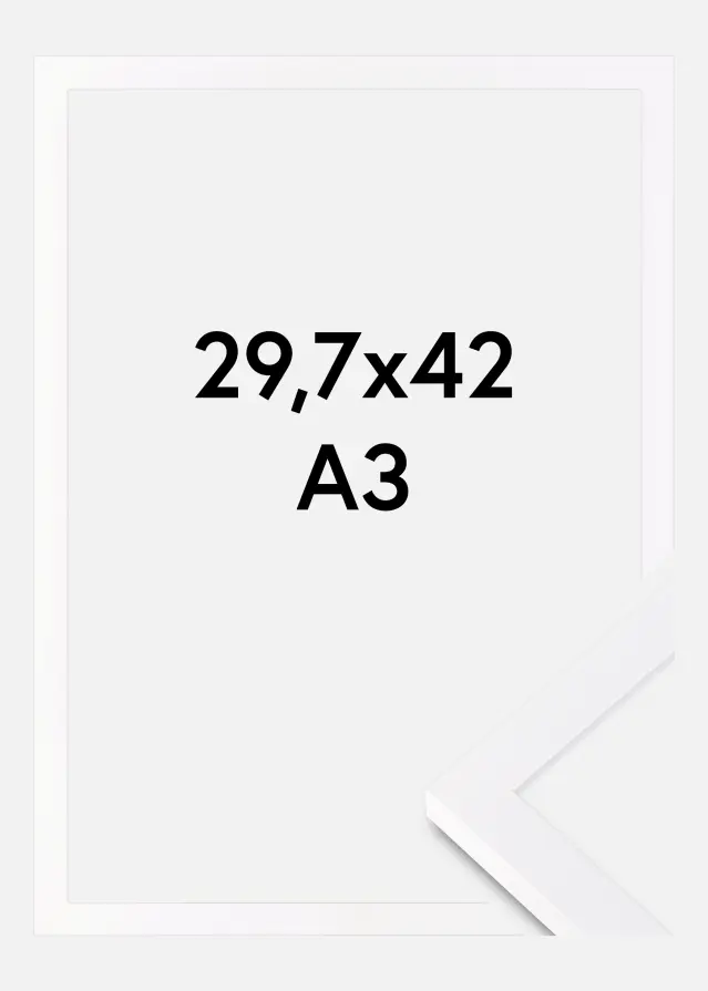 Πλαίσιο Selection Ακρυλικό γυαλί Λευκό 29,7x42 cm (A3)