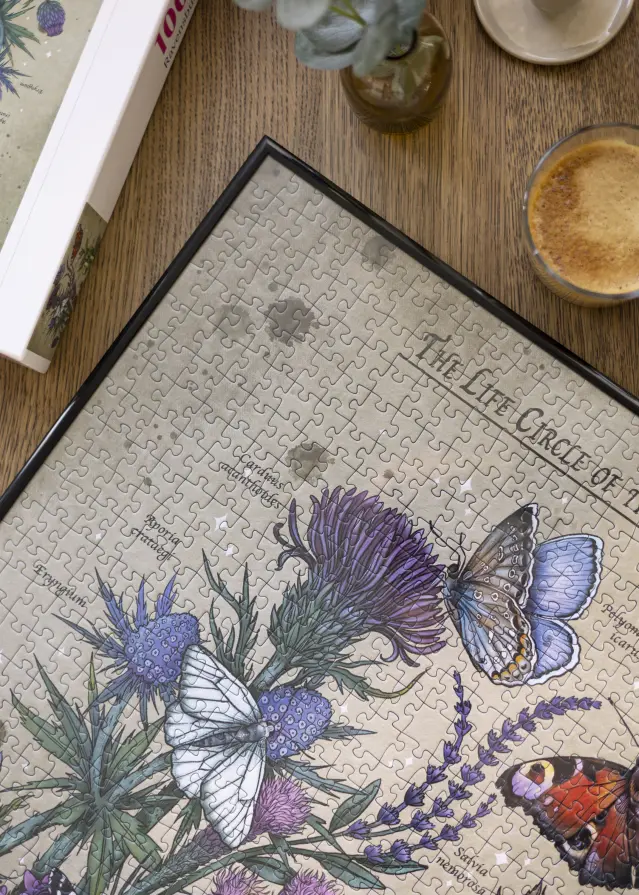 Κορνίζα παζλ Μαύρος 50x66,5 cm