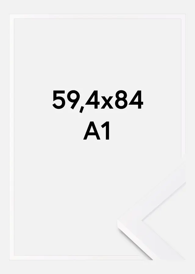 Πλαίσιο Selection Ακρυλικό γυαλί Λευκό 59,4x84,1 cm (A1)