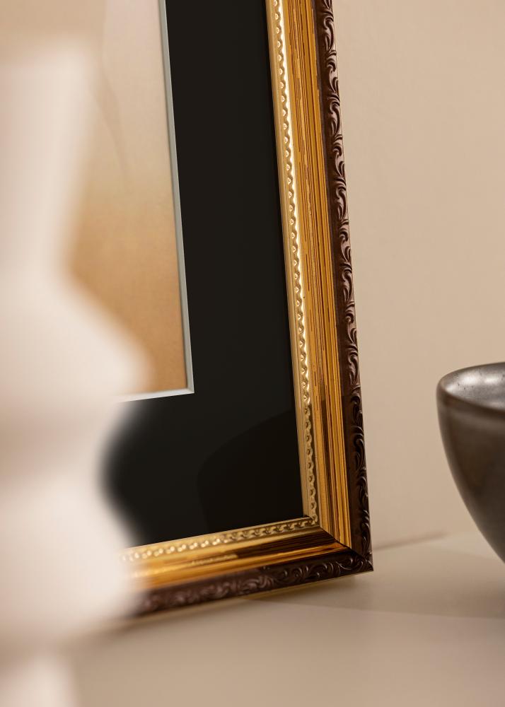 Πλαίσιο Abisko Χρυσός 24x30 cm - Πασπαρτού Μαύρος 18x24 cm