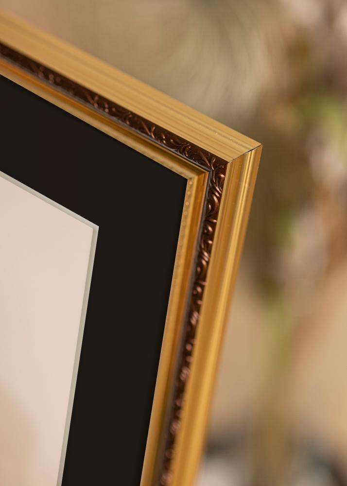 Πλαίσιο Abisko Χρυσός 24x30 cm - Πασπαρτού Μαύρος 18x24 cm