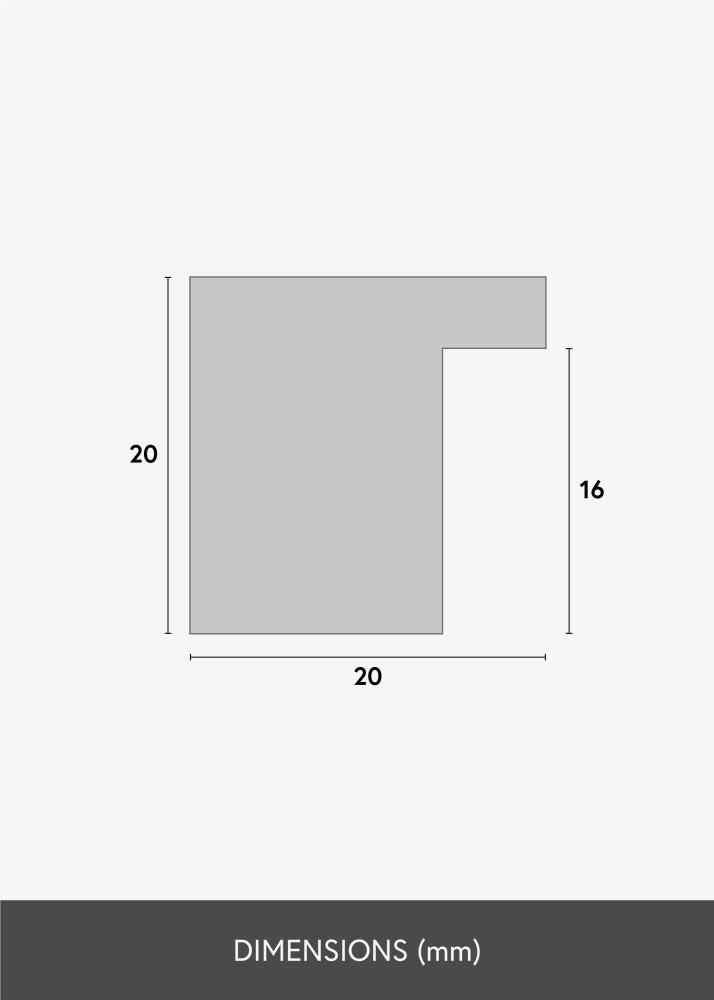 Πλαίσιο Devon Ασημί - Επιλογή μεγέθους