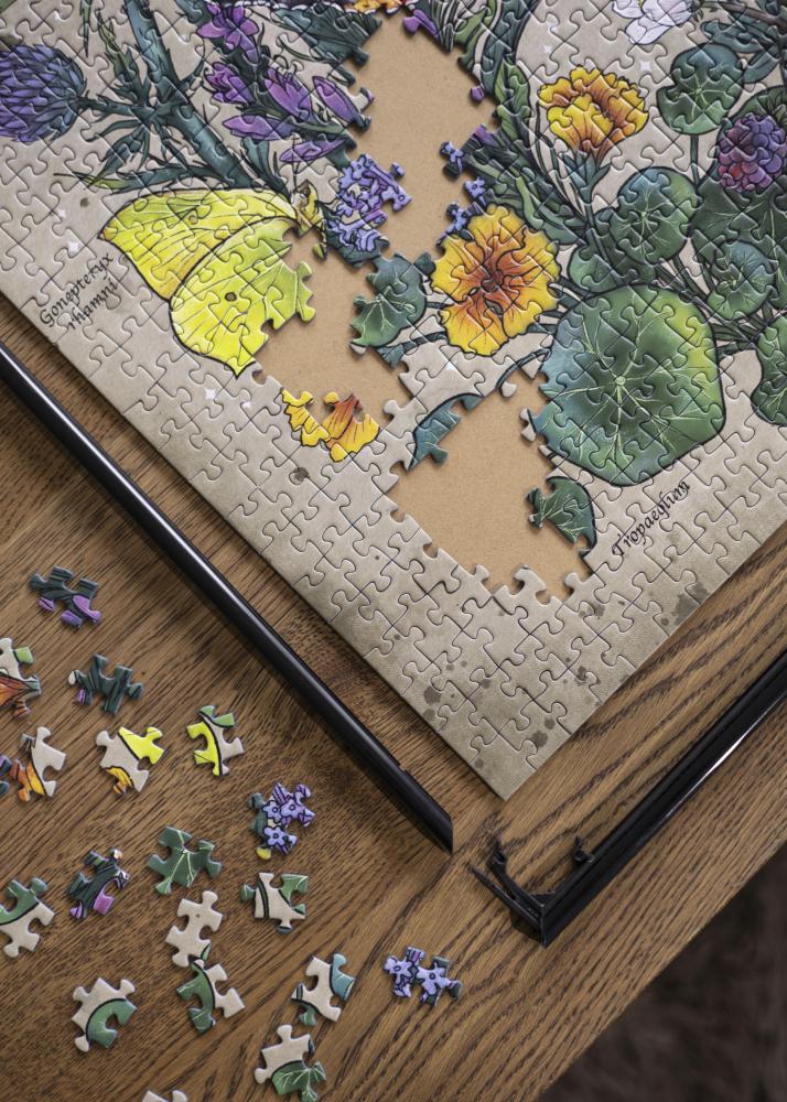 Κορνίζα παζλ Μαύρος 70x100 cm