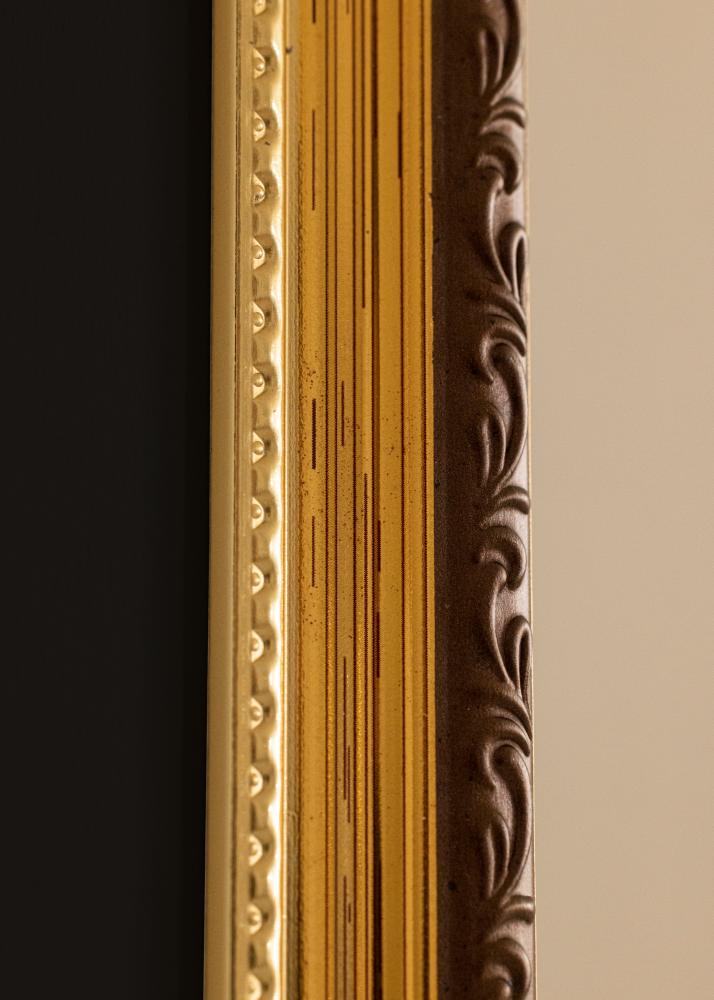 Πλαίσιο Abisko Χρυσός 24x30 cm - Πασπαρτού Μαύρος 18x24 cm