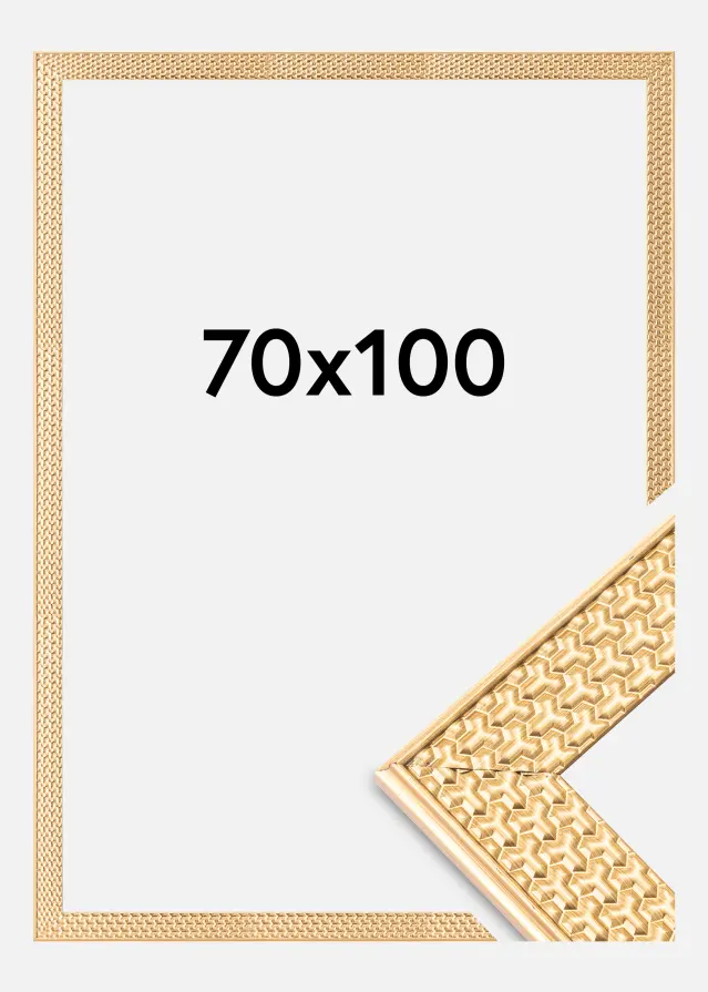 Πλαίσιο Grace Ακρυλικό γυαλί Χρυσός 70x100 cm