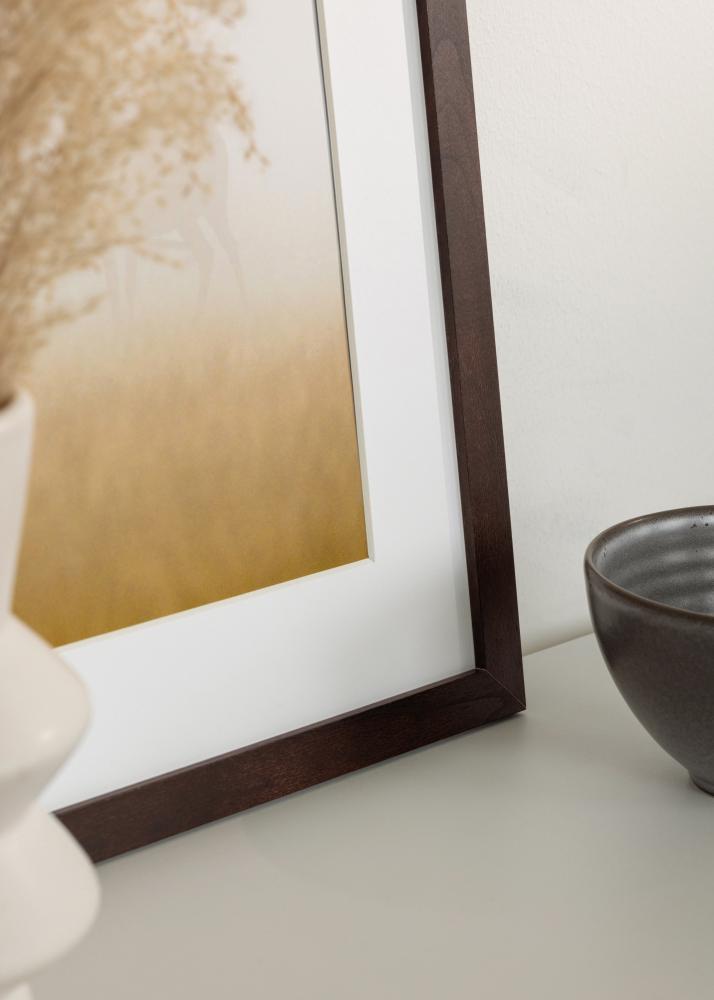 Πλαίσιο BGA Classic Ακρυλικό γυαλί Καρυδιά 60x90 cm