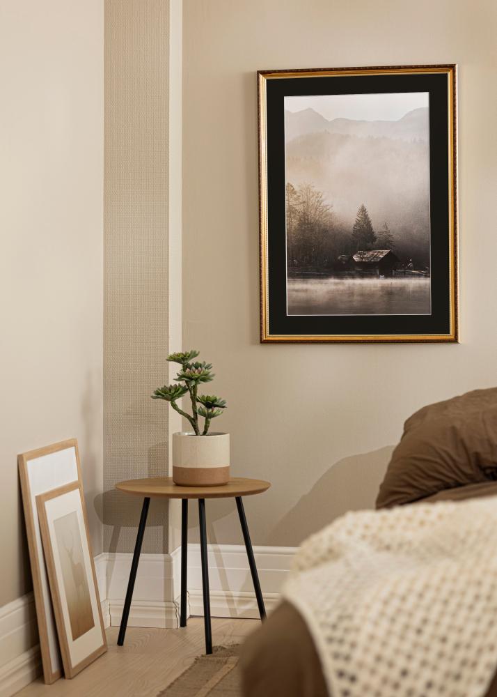 Πλαίσιο Abisko Χρυσός 24x30 cm - Πασπαρτού Μαύρος 18x24 cm