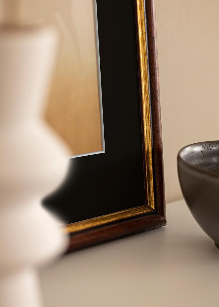 Πλαίσιο Siljan Καφέ 60x60 cm - Πασπαρτού Μαύρος 50x50 cm