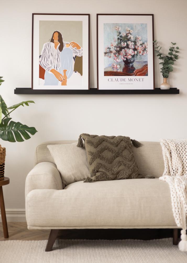 KAILA Ράφι για Πλαίσια Μαύρο 140 cm