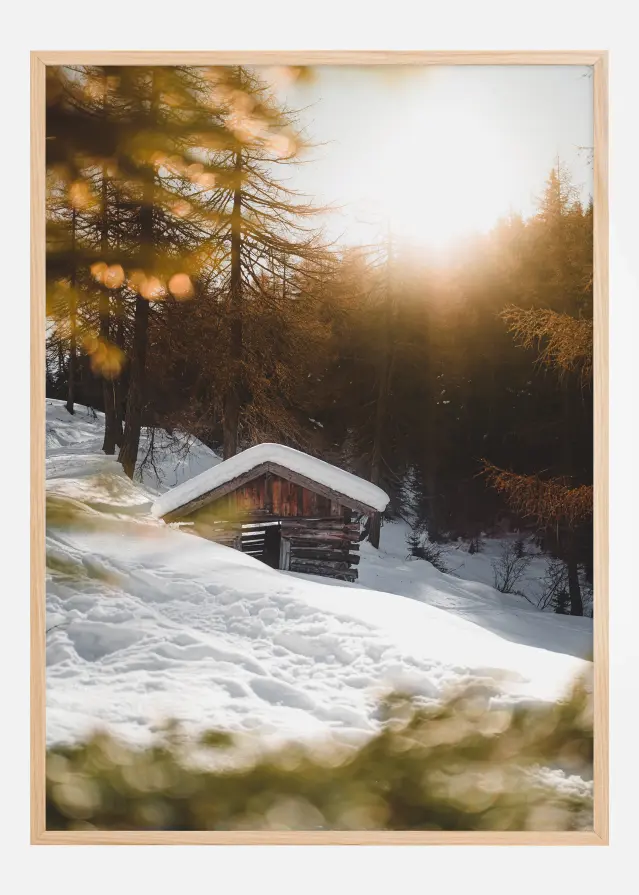 Winter Cabbin Αφίσα