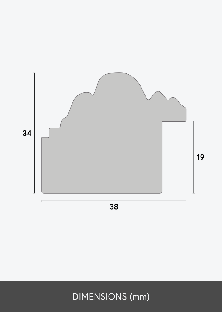 Καθρέφτης Freyja Χρυσός - Δικές σας διαστάσεις