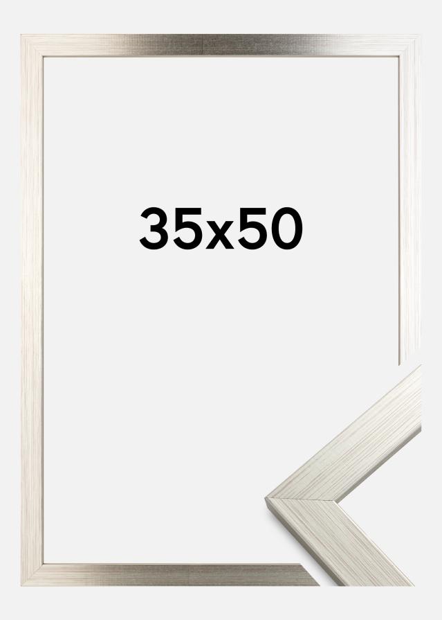 Πλαίσιο Ασημί Wood 35x50 cm