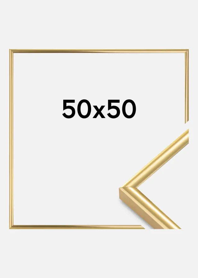 Πλαίσιο Victoria Ακρυλικό γυαλί Χρυσός 50x50 cm