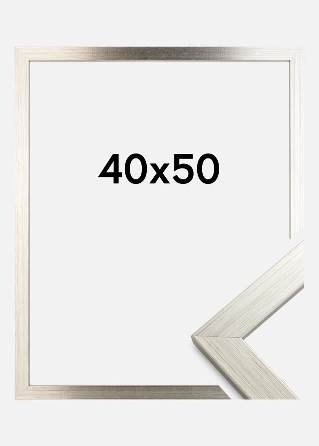 Πλαίσιο Ασημί Wood 40x50 cm